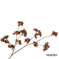 Bougainvillea Silk-ka bruin 130cm kunsbloemen Bloemings Atelier Nijmegen