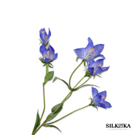 Campanula tak kunstbloemen blauw 62cm Silk-ka Bloemings Atelier Nijmegen