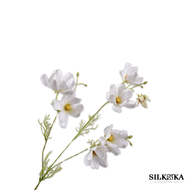 Cosmos kunstbloemen creme 56 cm Silk-ka 
