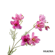 Cosmos kunstbloemen roze 56 cm Silk-ka 
