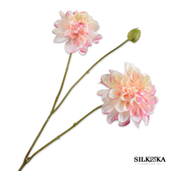 Dahlia bloem roze 85cm Silk-ka