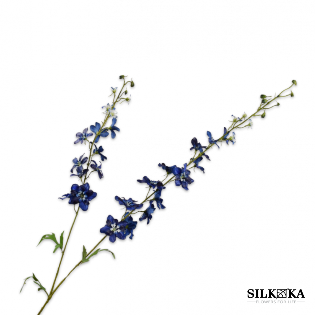 Delphinium tak blauw 122 cm Silk-ka kunstbloemen Bloemings Atelier Nijmegen