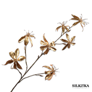 Gloriosa steel kunstbloemen goud 111cm Silk-ka
