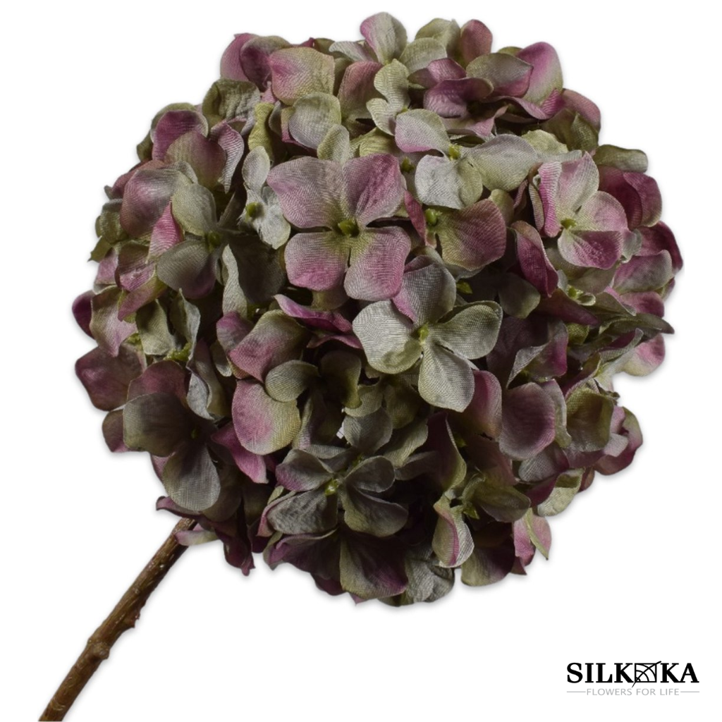 Hortensia kunstbloemen Mauve 70 cm Silk-ka Bloemings Atelier Nijmegen