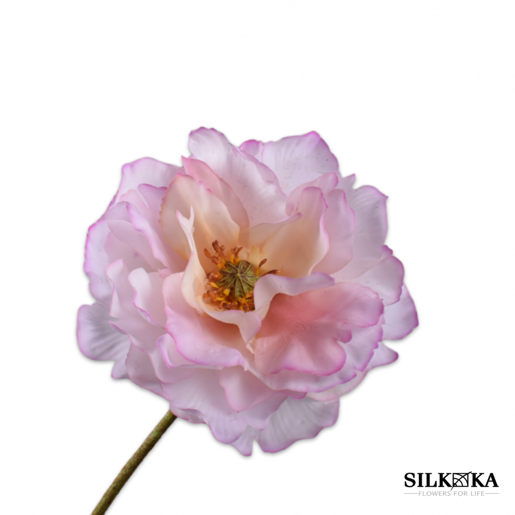 Klaproos bloem Roze 73 cm Silk-ka