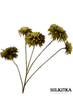 Dahlia Kunstbloemen groen 91cm Silk-ka