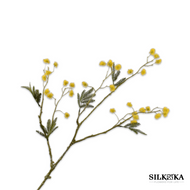 Mimosa tak Geel kunstbloem 95cm Silk-ka . Bloemings Atelier 