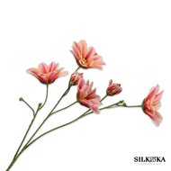 Margriet kunstbloem roze 65cm Silk-ka zijden bloemen Bloemings Atelier Nijmegen