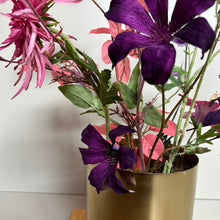 Afbeelding in Gallery-weergave laden, Boeket Sweet Purple Flowers Silk-ka L // Abonnement
