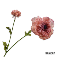 Ranonkel kunstbloem mauve 63 cm Silk-ka  Bloemings Atelier Nijmegen