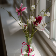 Silk-ka kunstbloemen met vaas aanbieding, sale, uitverkoop