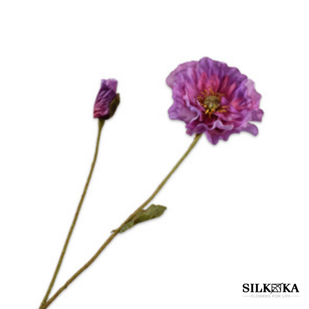 Silk-ka bloemen klaproos