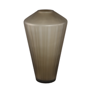 Vaas Smoke Glass – Taupe Bloemings Atelier Nijmegen