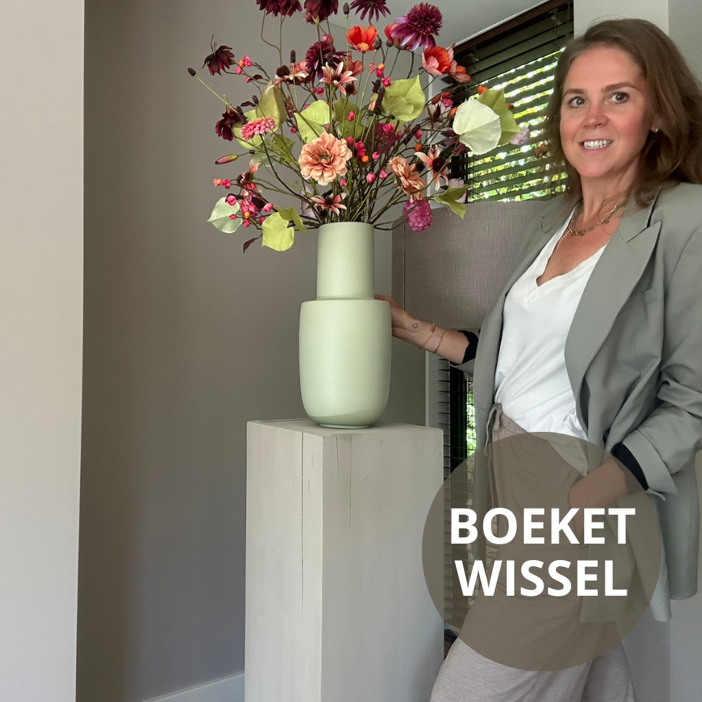 Zijden Silk-ka bloemen boeket abonnement Bloemings Atelier Nijmegen