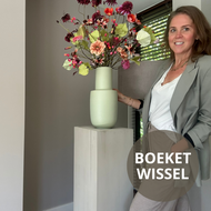 Zijden Silk-ka bloemen boeket abonnement Bloemings Atelier Nijmegen