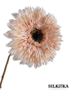 Zonnebloem steel kunstbloemen creme 71cm Silk-ka